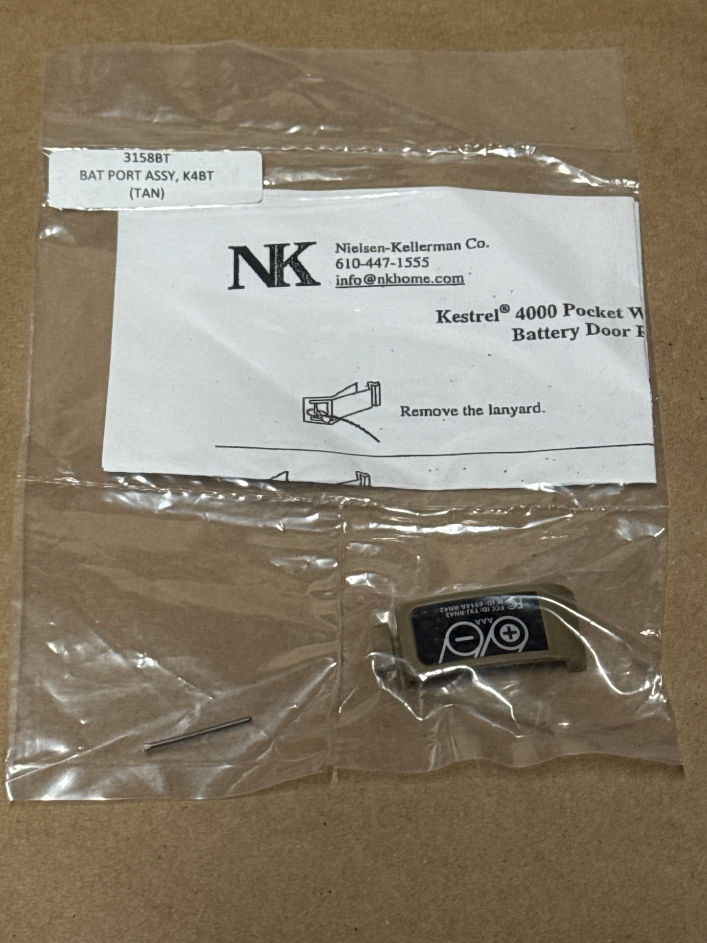 Kestrel Ersatz 4000 Serie Batteriefach