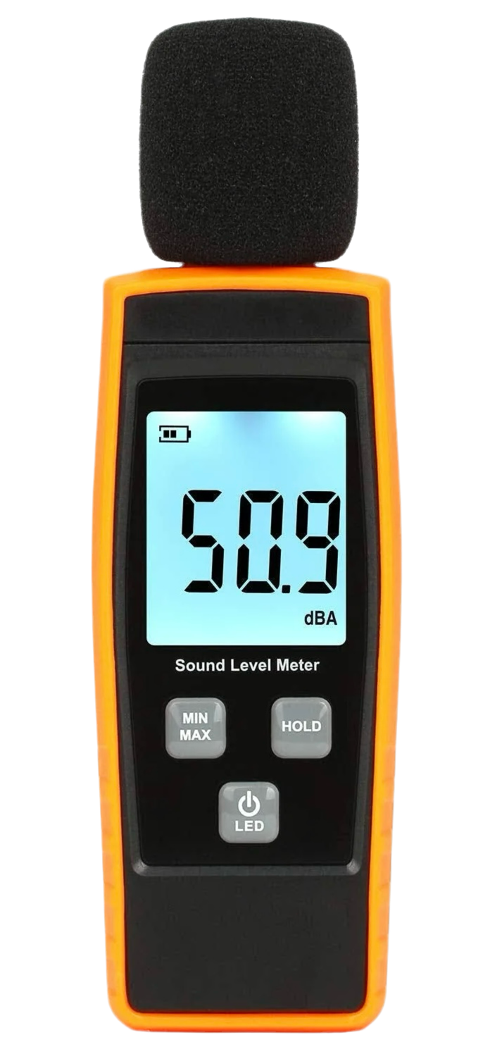 Decibel Meter, Digital Sound Level Meter with 30 to 130 dBA Measuring Range