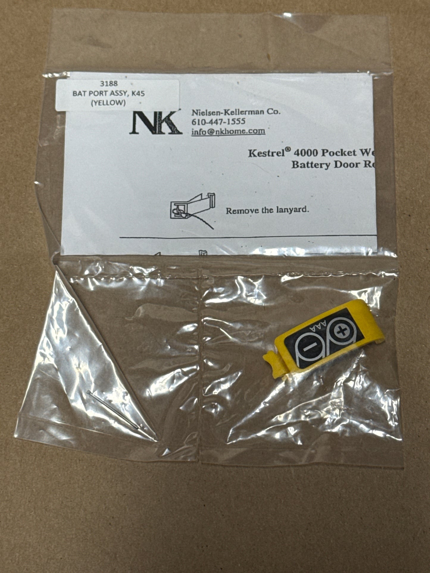 Kestrel Ersatz 4000 Serie Batteriefach