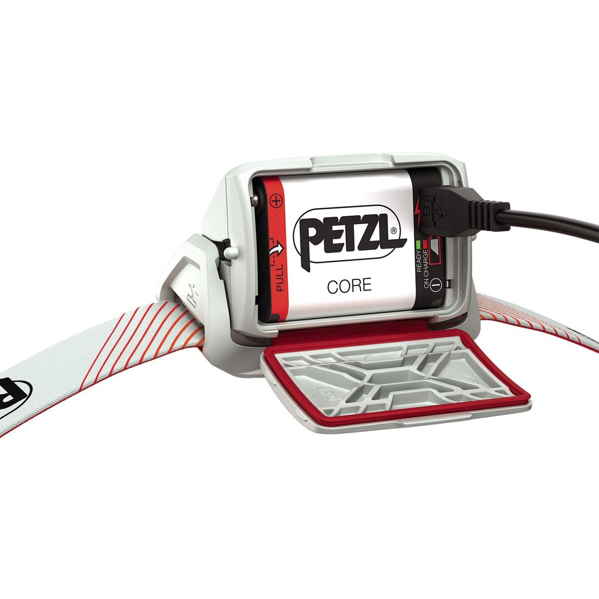 PETZL ACTIK CORE Wiederaufladbare, Mehrstrahl-Stirnlampe | 600 LM
