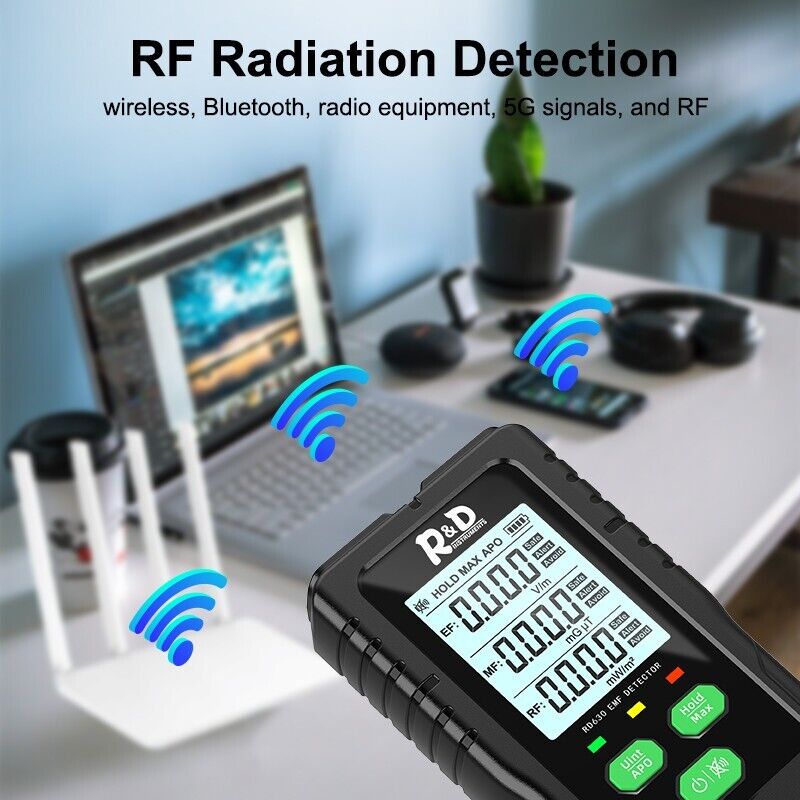 R&D 3 viename EMF matuoklis, EF, MF, RF