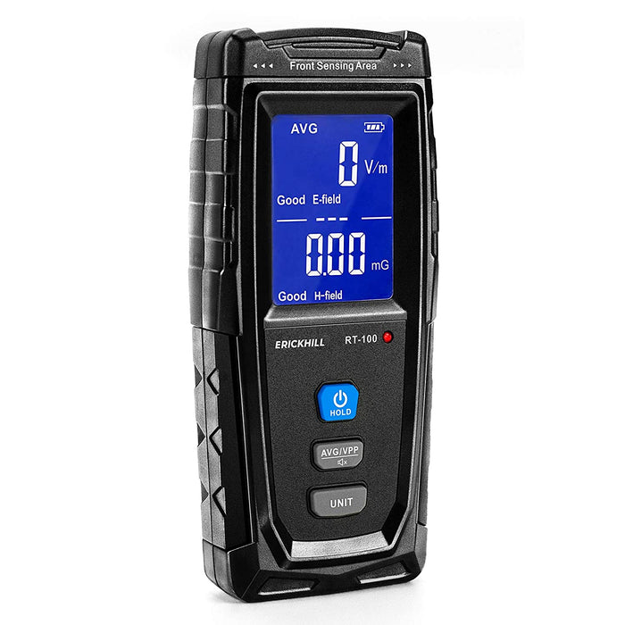 ERICKHILL Hand-held Rechargeable Digital LCD EMF Detector - ExtremeMeters.com