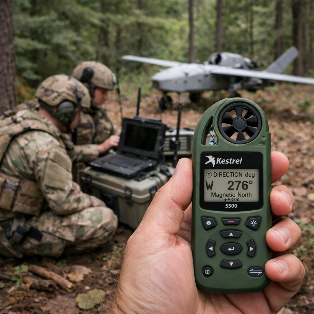 Kestrel 5500 Weather Meter: A Force Multiplier for Military Drone Operations