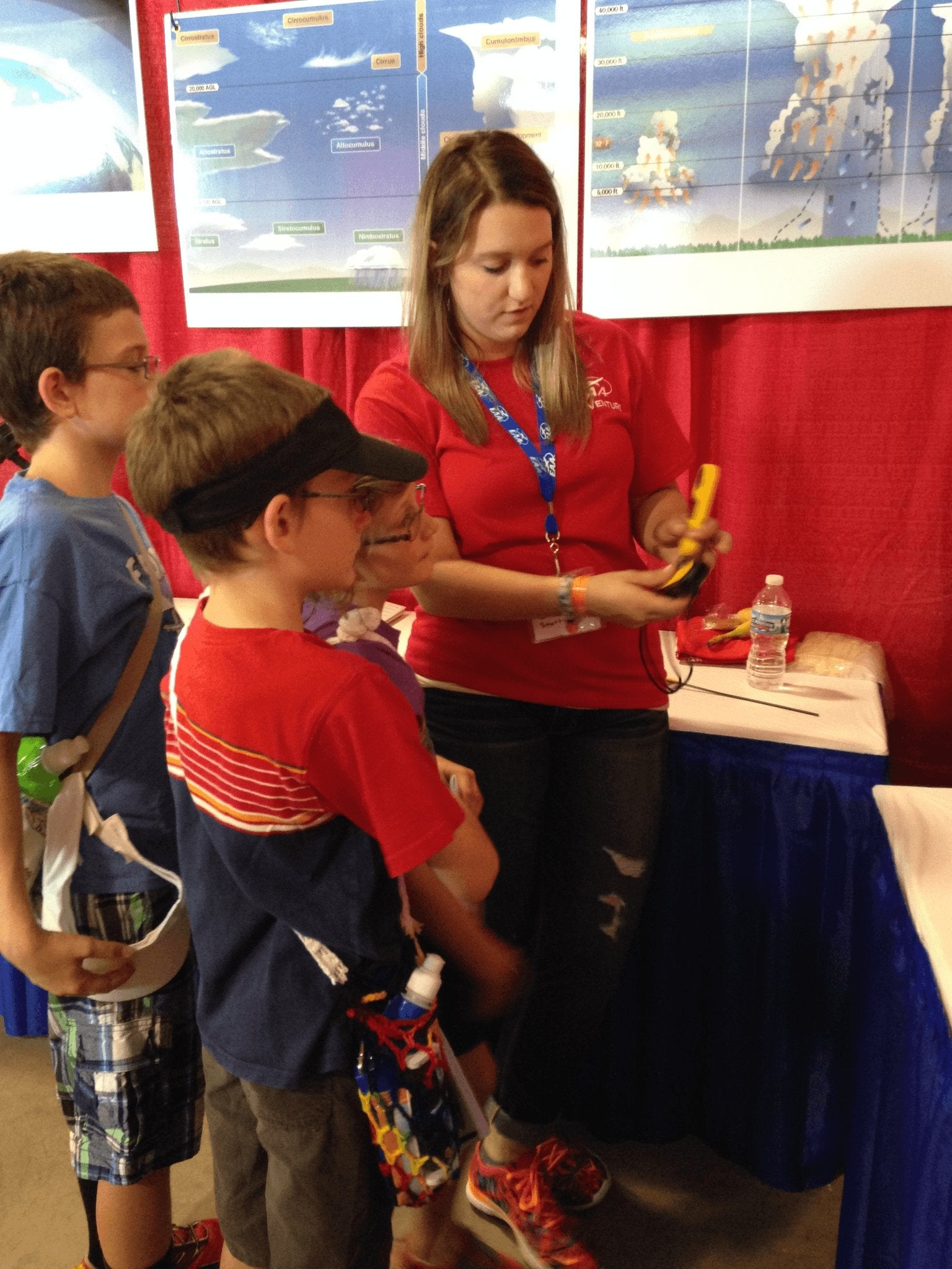 Young Aviators at EEA KidVenture get some support from Kestrel - ExtremeMeters.com