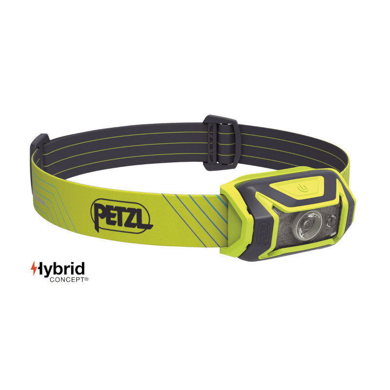 PETZL TIKKA CORE Wiederaufladbare, kompakte Stirnlampe mit rotem Licht | 450 Lumen