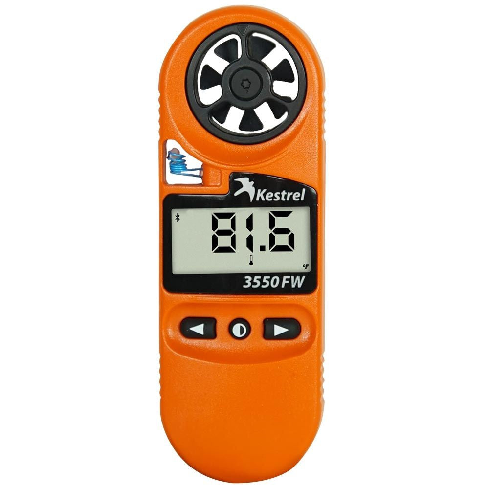 Kestrel 3550FW zakbrandweermeter met Bluetooth