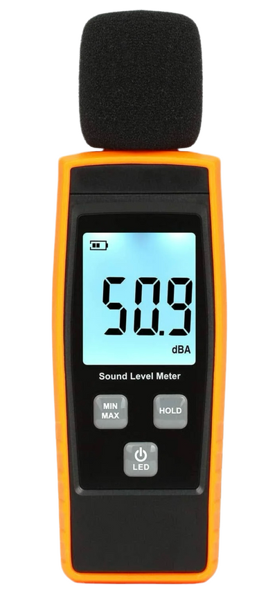 Decibel Meter, Digital Sound Level Meter with 30 to 130 dBA Measuring Range