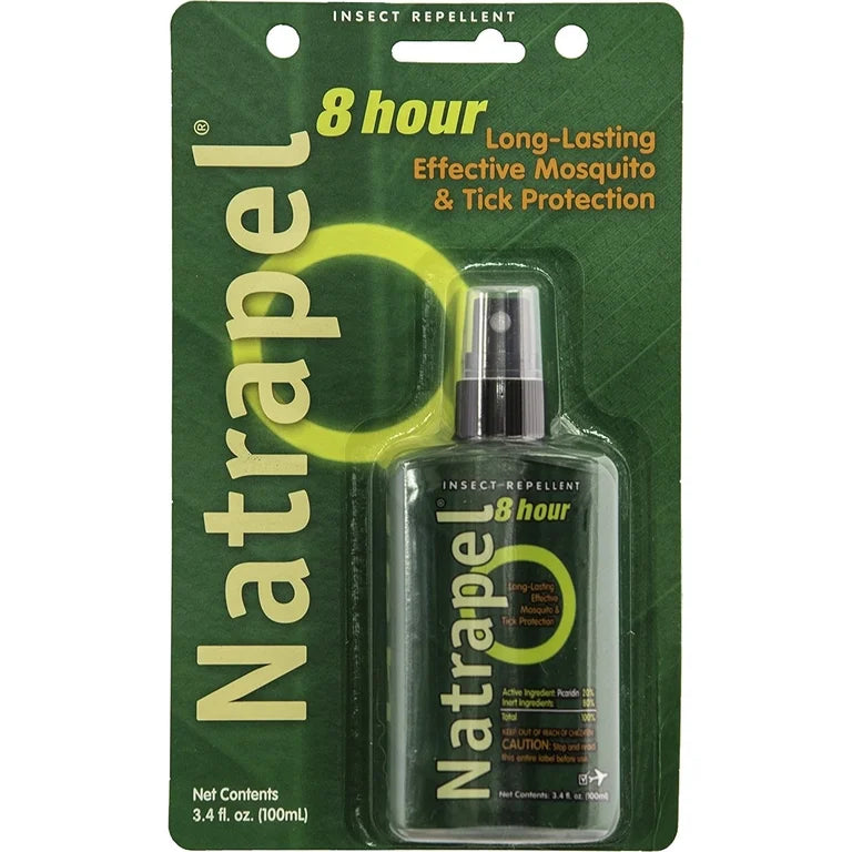 Spray Natrapel di protezione da zanzare e zecche per 8 ore - 3.4 fl. oz. (100ml)