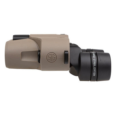 Sig Sauer, ZULU 6 HDX, Jumelles, 10X30MM, Stabilisation électronique de l'image, Finition mate, Coyote