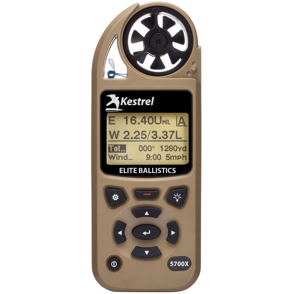 Kestrel 5700X Elite Wind & Weather Meter with Applied Ballistics - Kestrel Ballistics