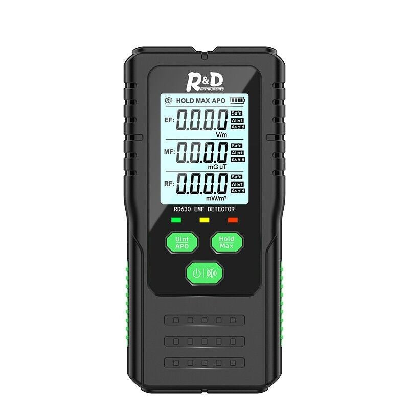 R&D 3-in-1 EMF-Messgerät, EF, MF, RF