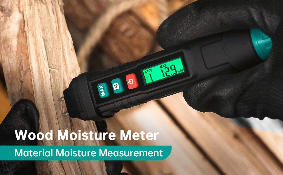 ERICKHILL Pen-Type Digital Wood Moisture Meter with LCD Display. Wood - Concrete +