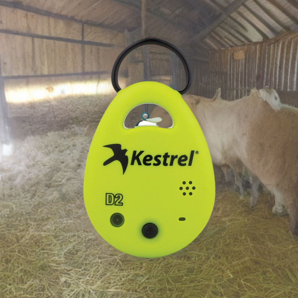 Monitor de estrés por calor para ganado Kestrel DROP D2AG
