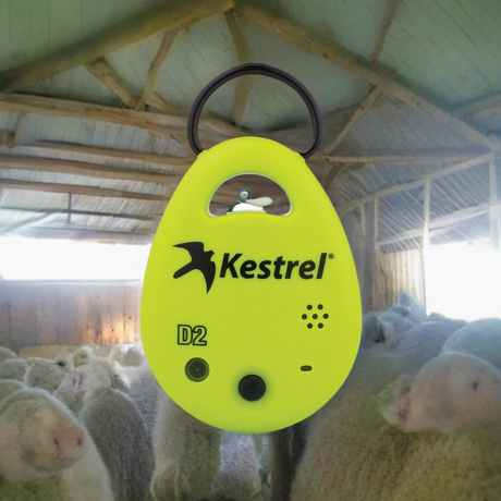 Monitor de estrés por calor para ganado Kestrel DROP D2AG
