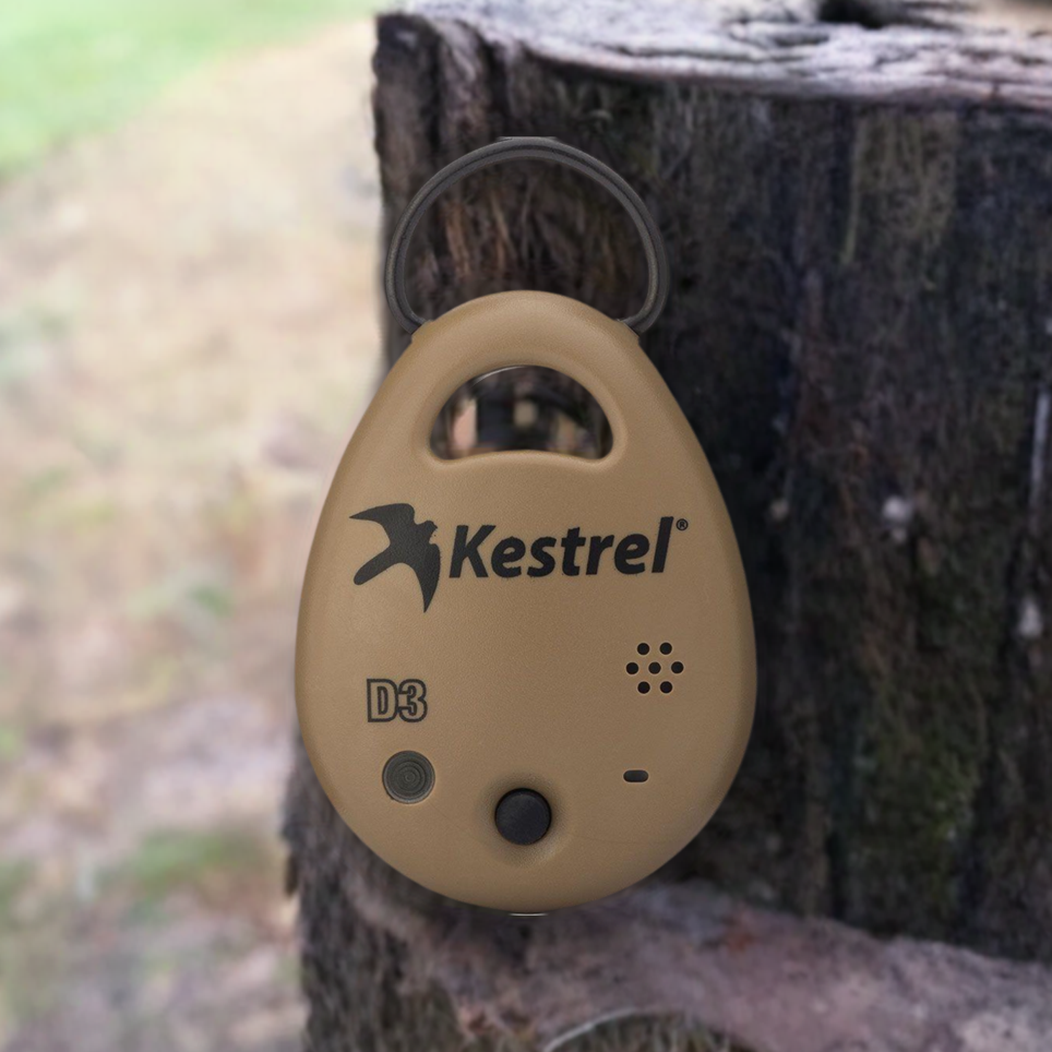 Registador de dados balísticos Bluetooth Kestrel DROP D3 - Temperatura | Humidade | Pressão