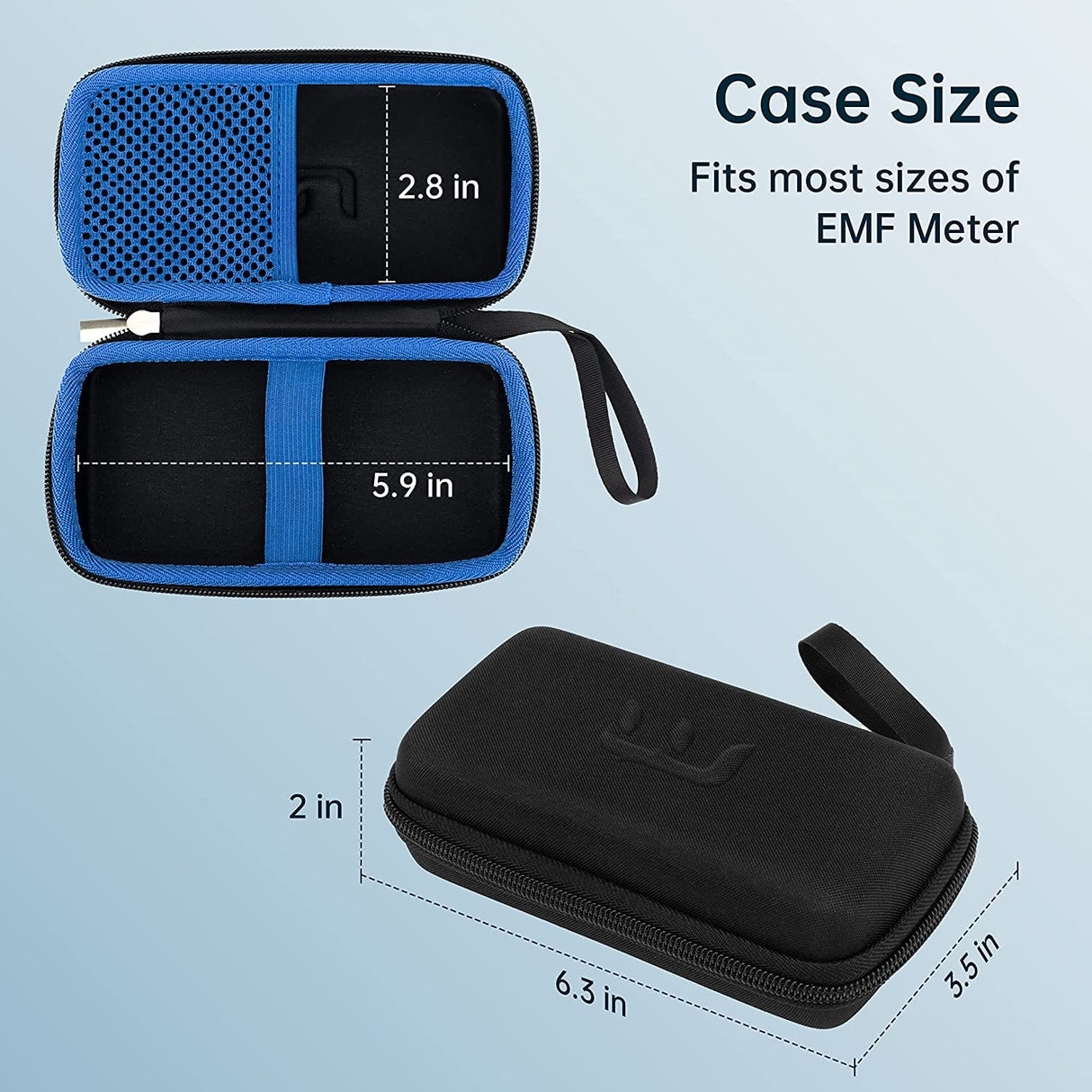 ERICKHILL EMF Meter Hard Storage Case for RT-100 & ER02 - ExtremeMeters.com