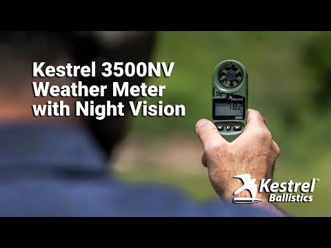 Kestrel 3500NV Compteur météo de poche avec rétroéclairage NV