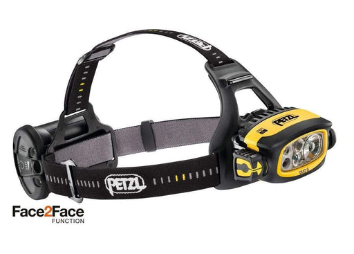 PETZL DUO S Powerful, waterproof & rechargeable headlamp | FACE2FACE | 1100 LM - ExtremeMeters.com